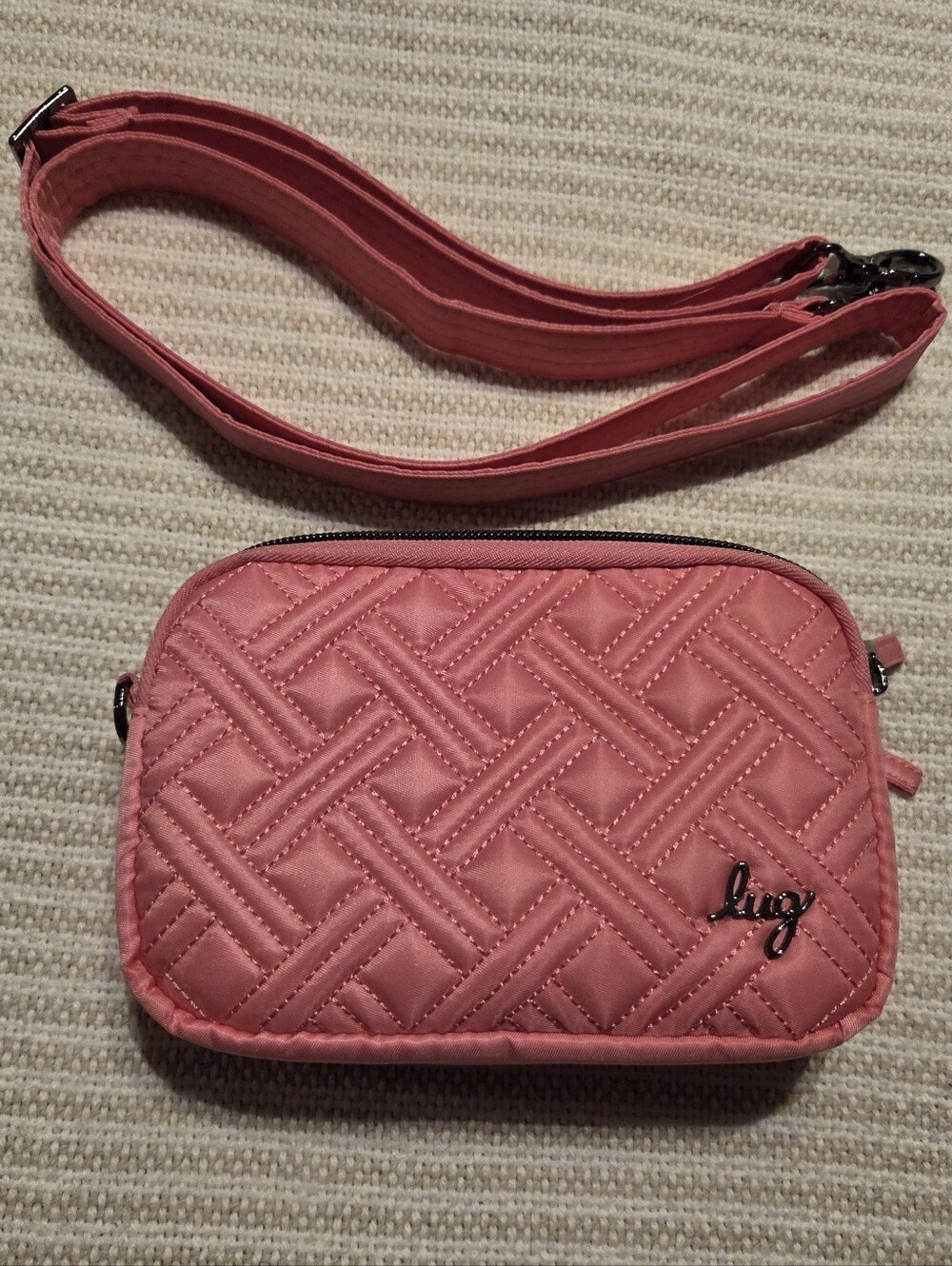 Lug Coupe Crossbody Perfectly Pink, Like New!